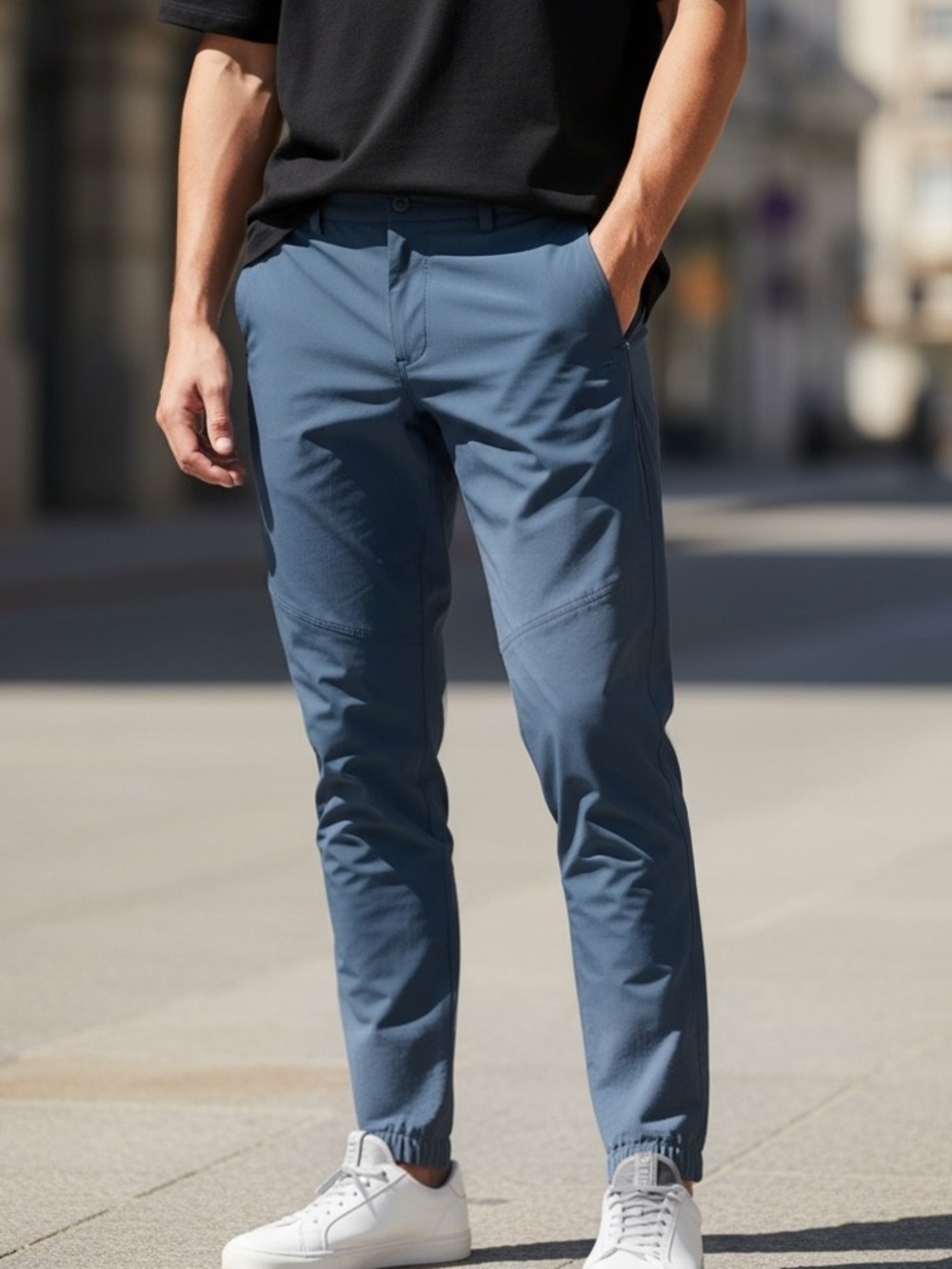 Kuhl Suppressor Jogger Pants Mens Medium Blue Lightweight Stretch Outdoor